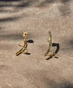 Nkuku Jewellery Gifts Chandpara Ear Climber Pair