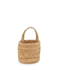 Nkuku New Arrivals Chapad Hemp Wide Wall Hung Basket
