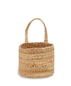 Nkuku New Arrivals Chapad Hemp Wide Wall Hung Basket