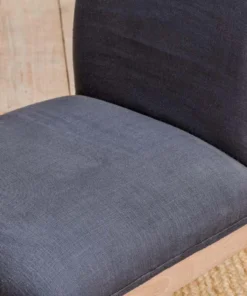 Nkuku Chapora Linen Dining Chairs - Charcoal (Set Of 2) Kitchen & Dining Room 11 Nkuku Chapora Linen Dining Chairs - Charcoal (Set Of 2) Kitchen & Dining Room