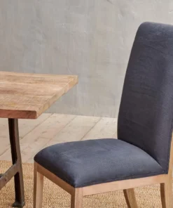 Nkuku Chapora Linen Dining Chairs - Charcoal (Set Of 2) Kitchen & Dining Room 13 Nkuku Chapora Linen Dining Chairs - Charcoal (Set Of 2) Kitchen & Dining Room