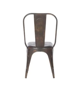 Nkuku Kitchen & Dining Room Chari Industrial Chair Distressed Black