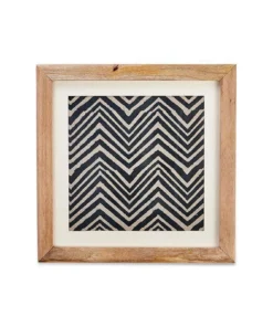 Nkuku Dabu Block Printed Herringbone