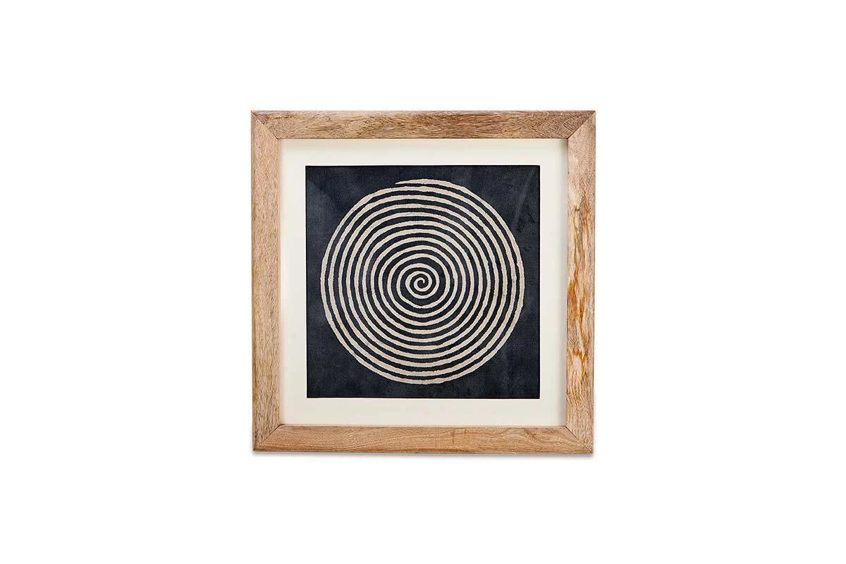 Nkuku Home Accessories Dabu Block Printed Spiral 6 Nkuku Home Accessories Dabu Block Printed Spiral