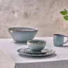 Nkuku Sale Dakara Ceramic Serving Bowl - Grey 1 Nkuku Sale Dakara Ceramic Serving Bowl - Grey