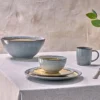 Nkuku Dakara Ceramic Serving Bowl - Mustard Sale