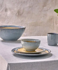 Nkuku sale2022 13 Nkuku Dakara Ceramic Serving Bowl - Mustard Sale