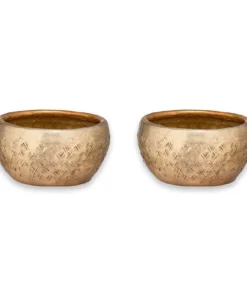 Nkuku Darani Tealights - Antique Brass (Set Of 2) New Arrivals