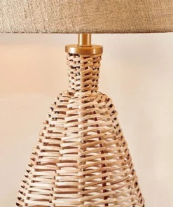 Nkuku Darma Wicker Lamp - Large Tall