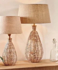 Nkuku Darma Wicker Lamp - Large Tall 10 Nkuku Darma Wicker Lamp - Large Tall