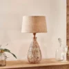 Nkuku New Arrivals Darma Wicker Lamp - Small Tall 2 Nkuku New Arrivals Darma Wicker Lamp - Small Tall