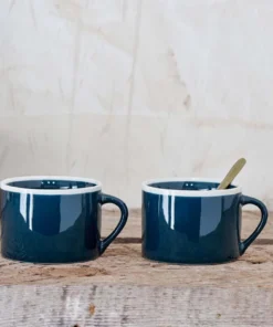 Nkuku sale2022 40 Nkuku Datia Large Mug - Dark Teal (Set Of 2)