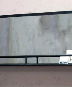 Nkuku Demsa Mirror With Shelf Home Accessories