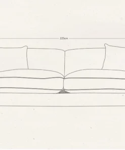 Nkuku Living Room Deni Grand Sofa