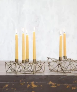 Nkuku Derwala Geometric Candle Holder