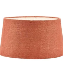 Nkuku Dia Jute Lampshade - Rust Living Room