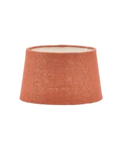 Nkuku Dia Jute Lampshade - Rust Living Room
