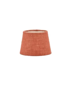 Nkuku Dia Jute Lampshade - Rust Living Room