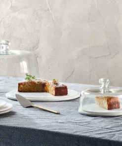 Nkuku Duru Marble Cake Dome Table Accessories