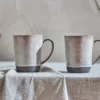 Nkuku Tableware Edo Large Mug - Slate (Set Of 2)