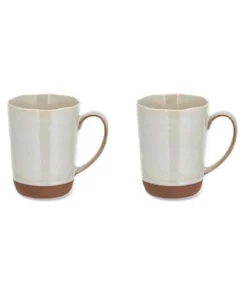 Nkuku Tableware Edo Large Mug - Terracotta (Set Of 2)