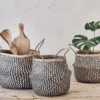 Nkuku Ekuri Basket - Black & Natural Home Accessories