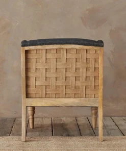 Nkuku Elbu Linen Armchair - Charcoal Living Room 15 Nkuku Elbu Linen Armchair - Charcoal Living Room