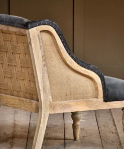 Nkuku Elbu Velvet Armchair - Moss