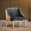 Nkuku Elbu Velvet Armchair - Moss 1 Nkuku Elbu Velvet Armchair - Moss