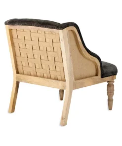 Nkuku Elbu Velvet Armchair - Moss