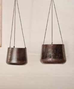 Nkuku Endo Reclaimed Iron Hanging Planter