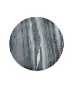 Nkuku Table Accessories Esa Marble Table Mat - Grey