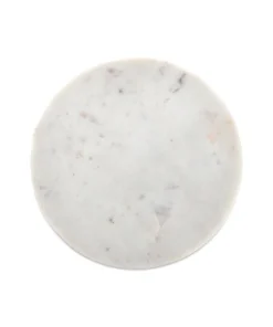 Nkuku Esa Marble Table Mat - White Table Accessories