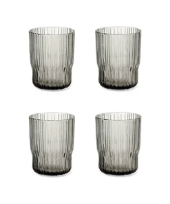 Nkuku Fali Tumbler - Smoke (Set Of 4)