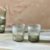 Nkuku Fali Tumbler - Smoke (Set Of 4) 1 Nkuku Fali Tumbler - Smoke (Set Of 4)