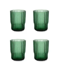Nkuku Fali Tumbler - Teal (Set Of 4) Tableware