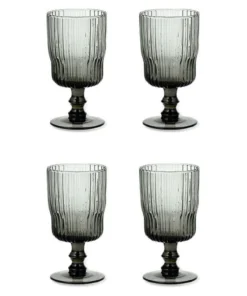 Nkuku Tableware Fali Wine Glass - Smoke (Set Of 4)