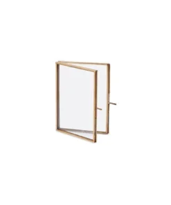 Nkuku Home Accessories Folded Danta Frame - Antique Brass