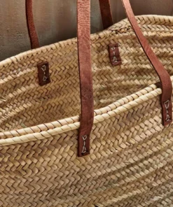 Nkuku Hasani Moroccan Shopper - Long Handles Soft Furnishings