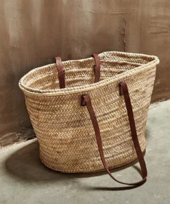 Nkuku Hasani Moroccan Shopper - Long Handles Soft Furnishings