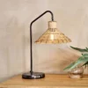 Nkuku New Arrivals Hathwa Rattan Desk Lamp 1 Nkuku New Arrivals Hathwa Rattan Desk Lamp