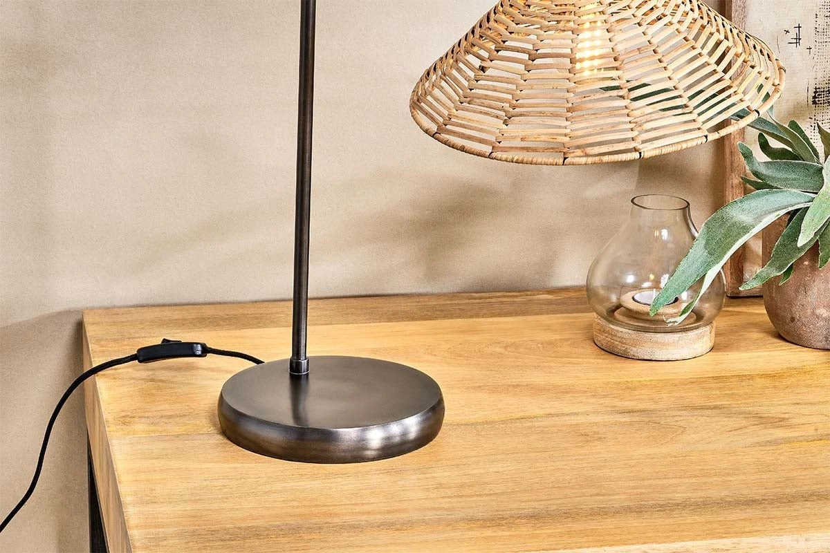 Nkuku New Arrivals Hathwa Rattan Desk Lamp 5 Nkuku New Arrivals Hathwa Rattan Desk Lamp