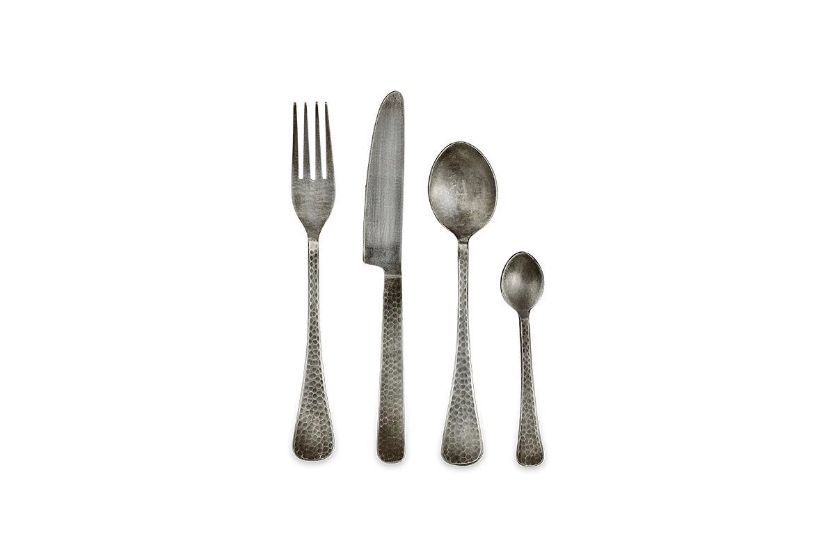 Nkuku Huri Cutlery Set - Burnt Silver (Set Of 16) 6 Nkuku Huri Cutlery Set - Burnt Silver (Set Of 16)