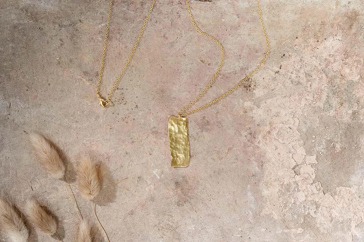 Nkuku Eco-Friendly Gifts Huron Hammered Necklace 4 Nkuku Eco-Friendly Gifts Huron Hammered Necklace