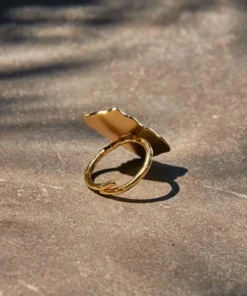 Nkuku Huron Hammered Ring Band Eco-Friendly Gifts