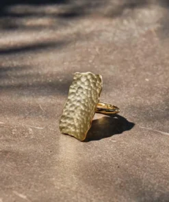 Nkuku Huron Hammered Ring Band Eco-Friendly Gifts