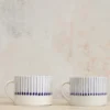 Nkuku Iba Large Ceramic Mug - Indigo (Set Of 2) Tableware