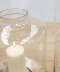 Nkuku Idha Hurricane Lantern - Tapered