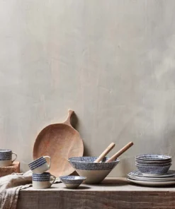 Nkuku Indigo Drop Dipping Bowl