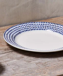 Nkuku Indigo Drop Plates
